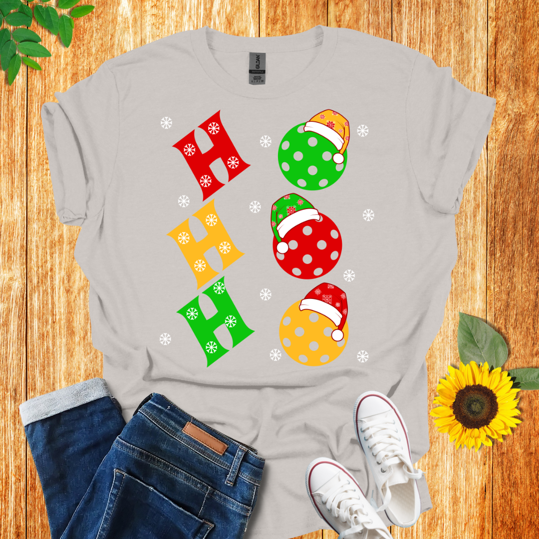 Ho Ho Ho pickleball T-Shirt