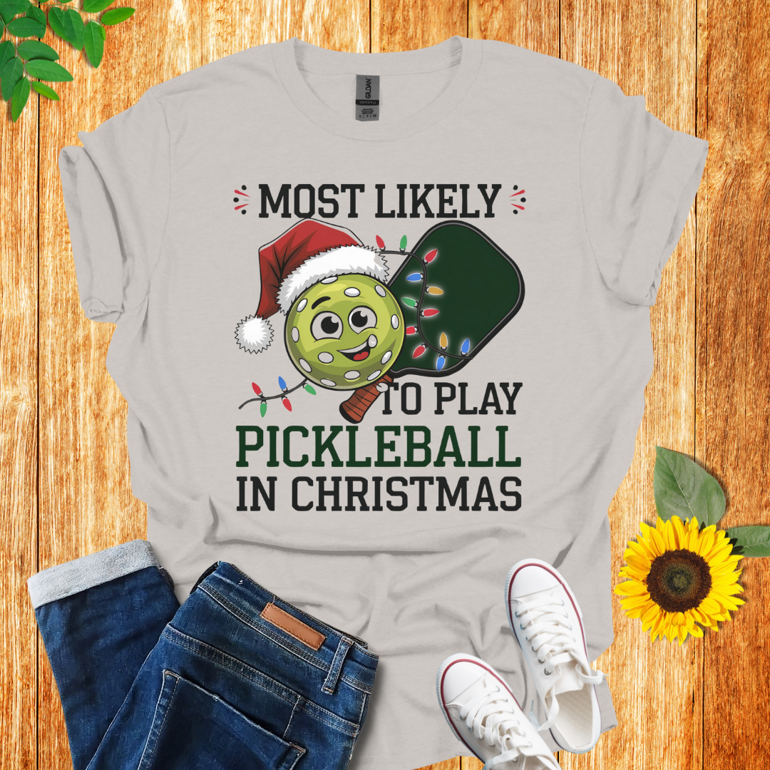 Pickleball Christmas Unisex T-Shirt