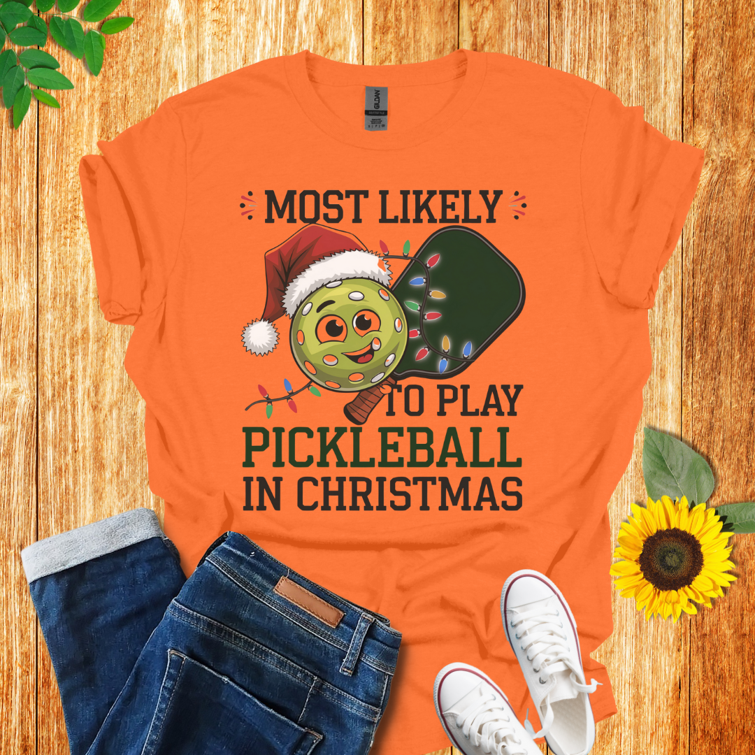 Pickleball Christmas Unisex T-Shirt