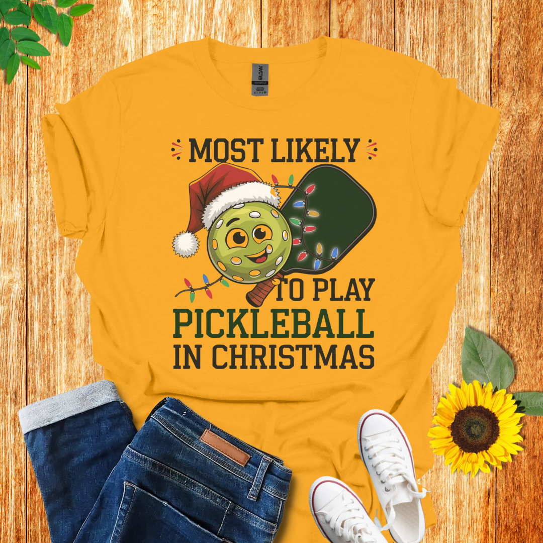 Pickleball Christmas Unisex T-Shirt