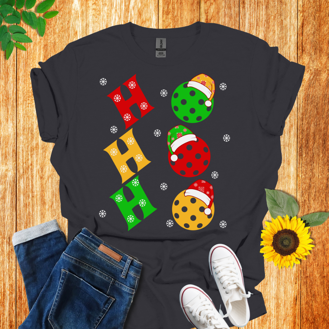 Ho Ho Ho pickleball T-Shirt