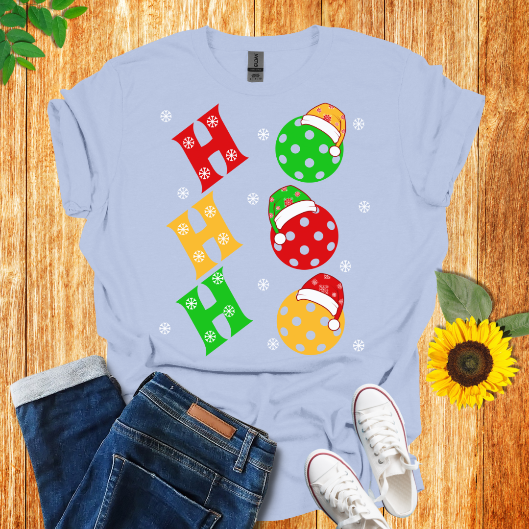 Ho Ho Ho pickleball T-Shirt
