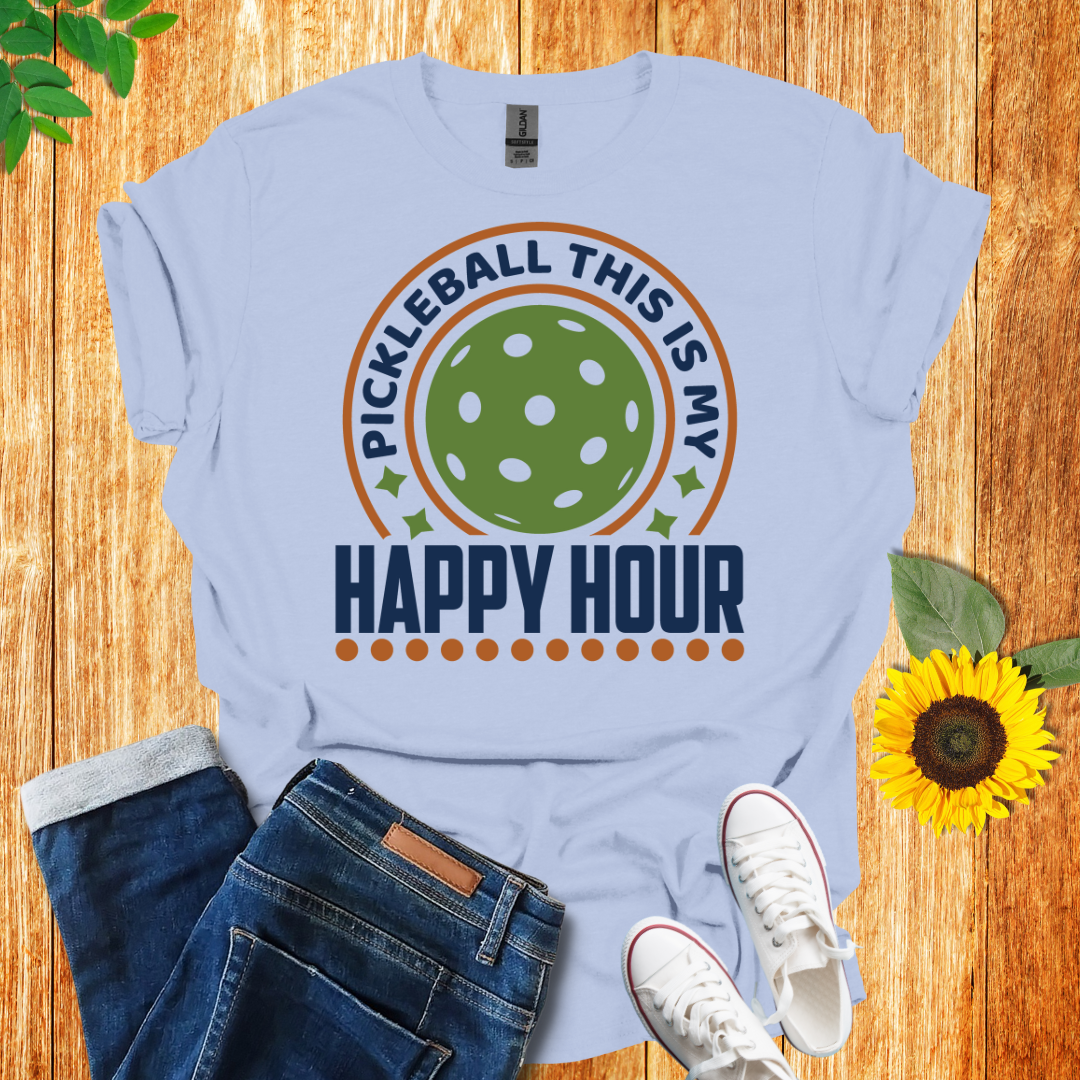 Pickleball Time Is My Happy Hour T-Shirt
