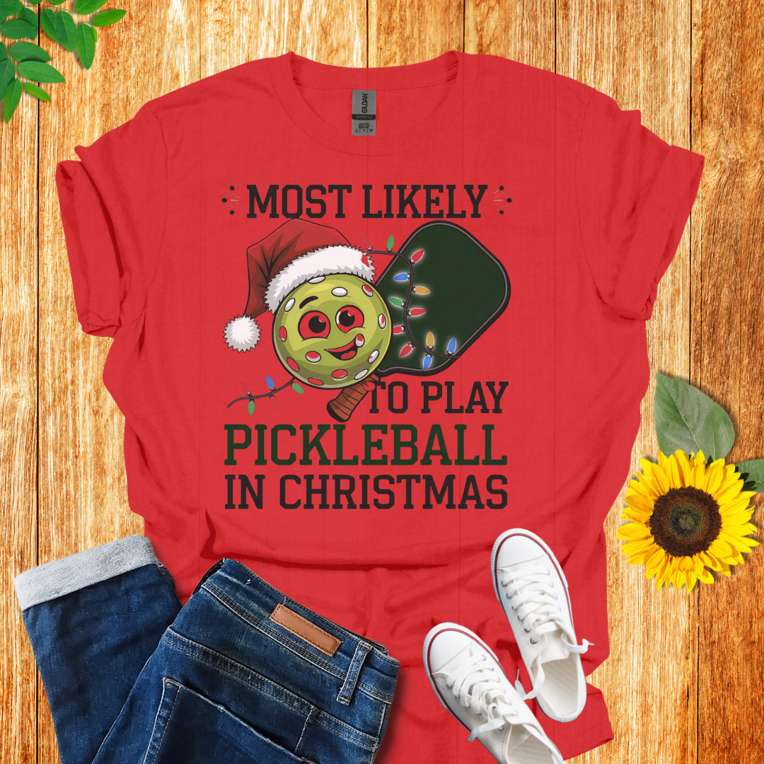 Pickleball Christmas Unisex T-Shirt