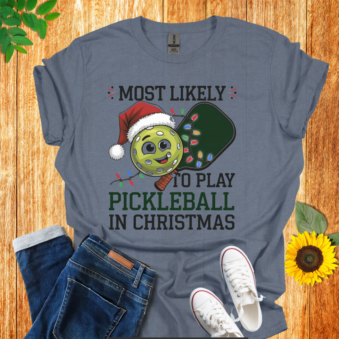 Pickleball Christmas Unisex T-Shirt