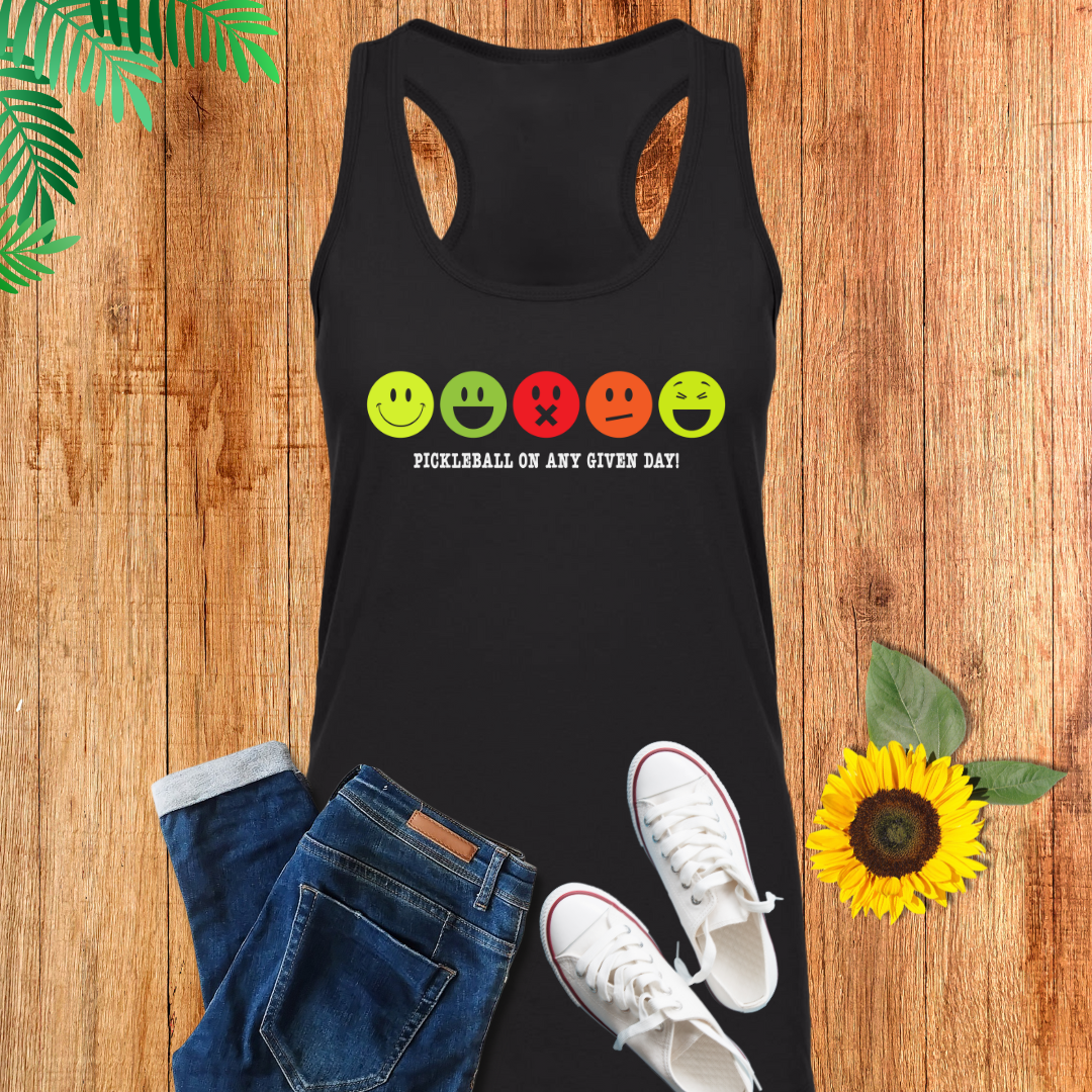 Pickleball Emotions Tank Top