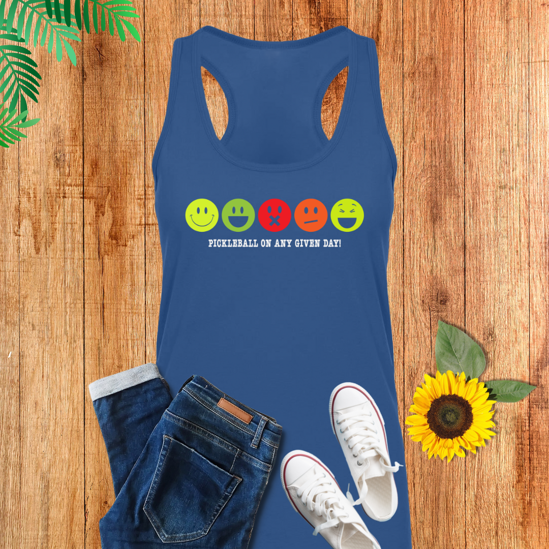 Pickleball Emotions Tank Top