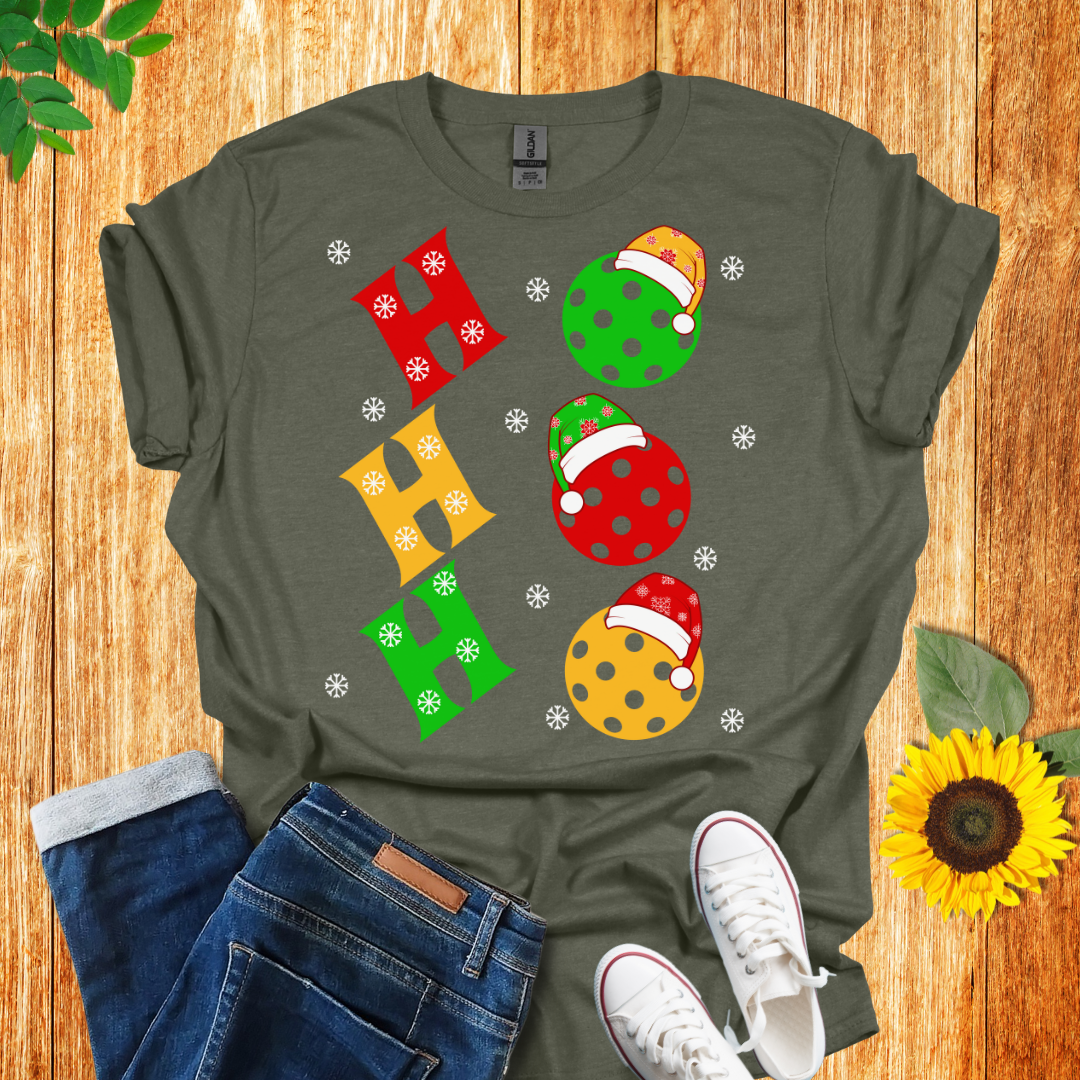 Ho Ho Ho pickleball T-Shirt