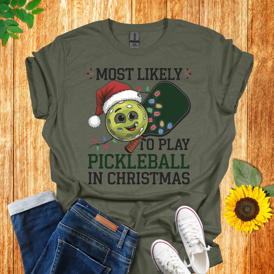 Pickleball Christmas Unisex T-Shirt