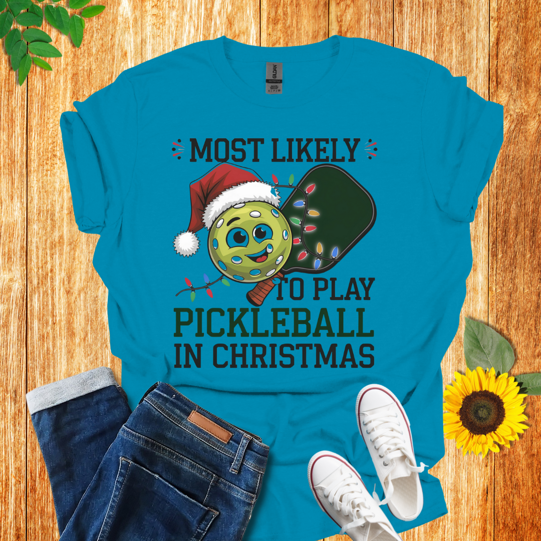 Pickleball Christmas Unisex T-Shirt