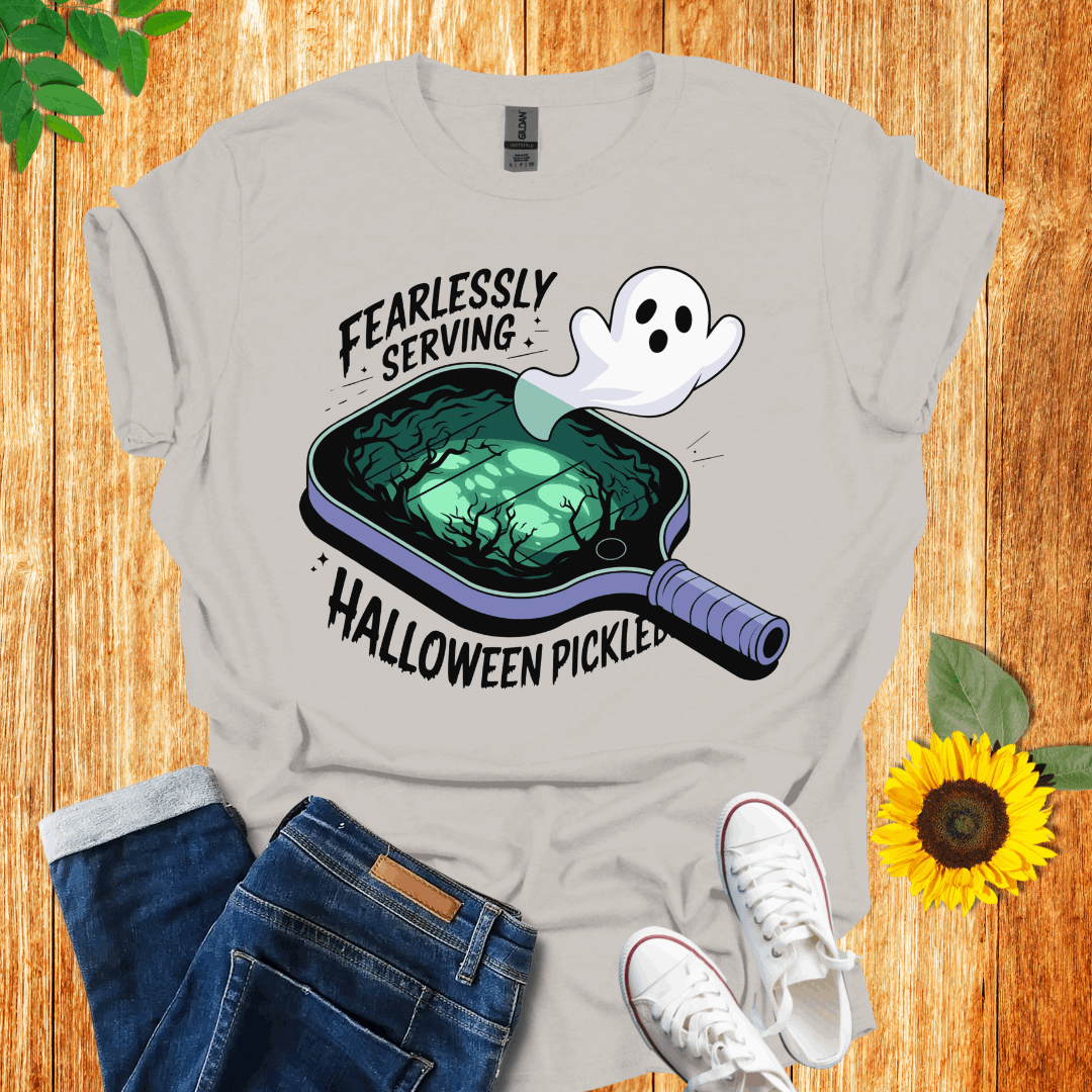 Haunted Paddle Pickleball  T-Shirt