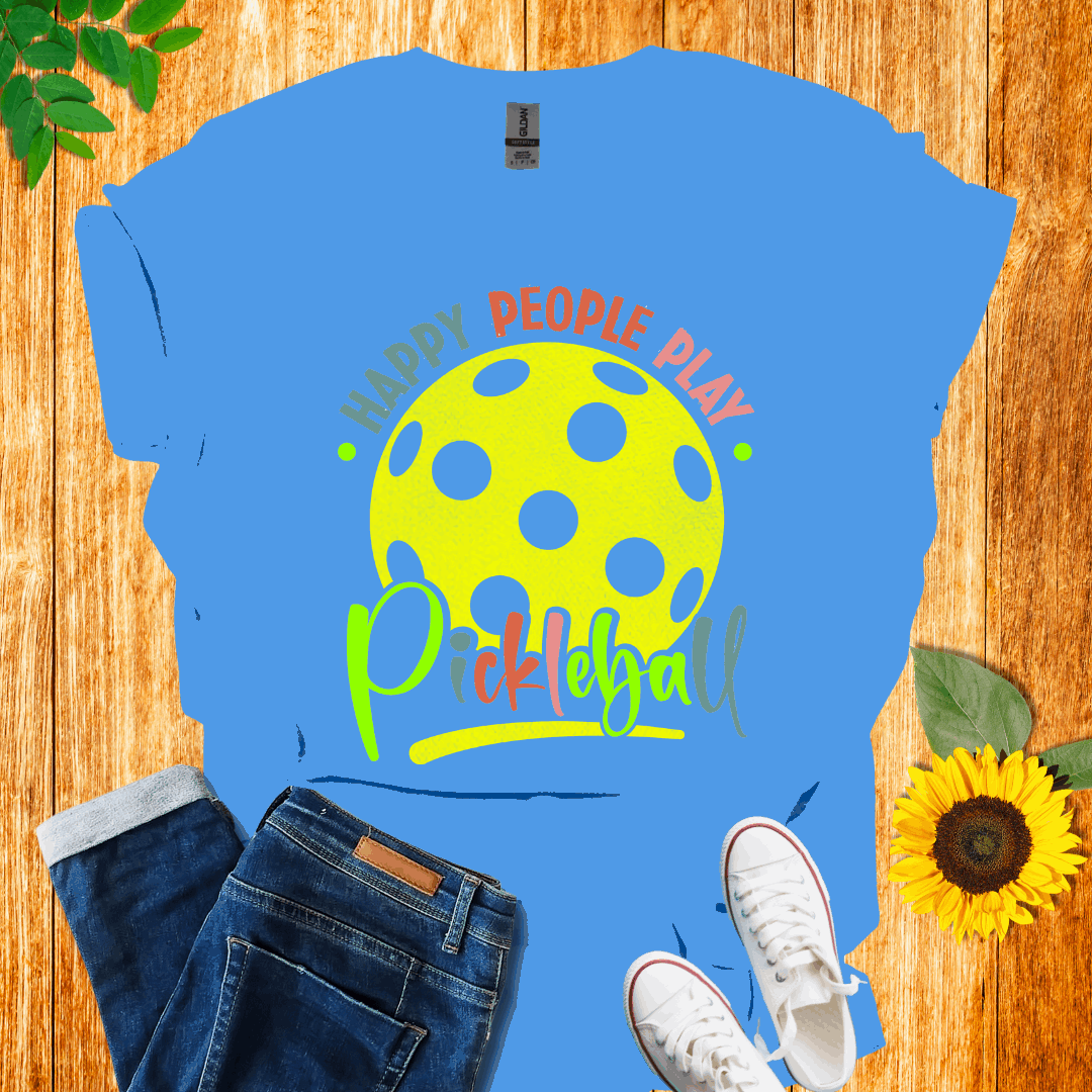 Happy People Pickleball T-Shirt