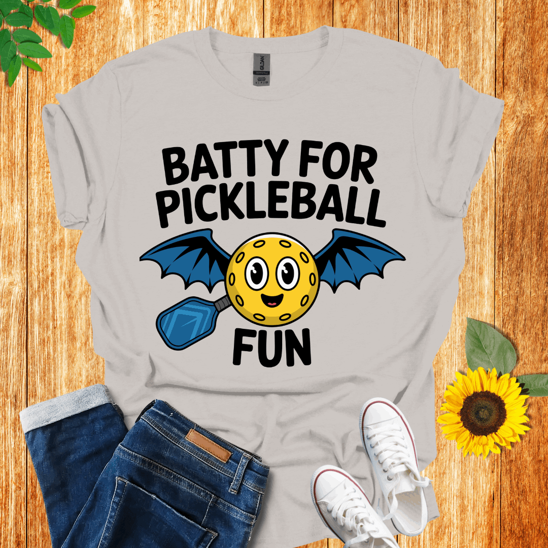 Batty for Pickleball  T-Shirt