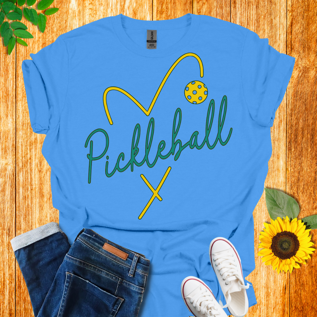 Pickleball Heart T-Shirt