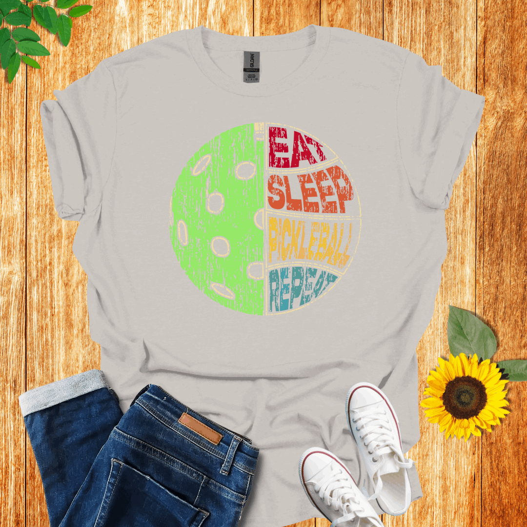 Eat-Sleep-Pickleball-Repeat T-Shirt