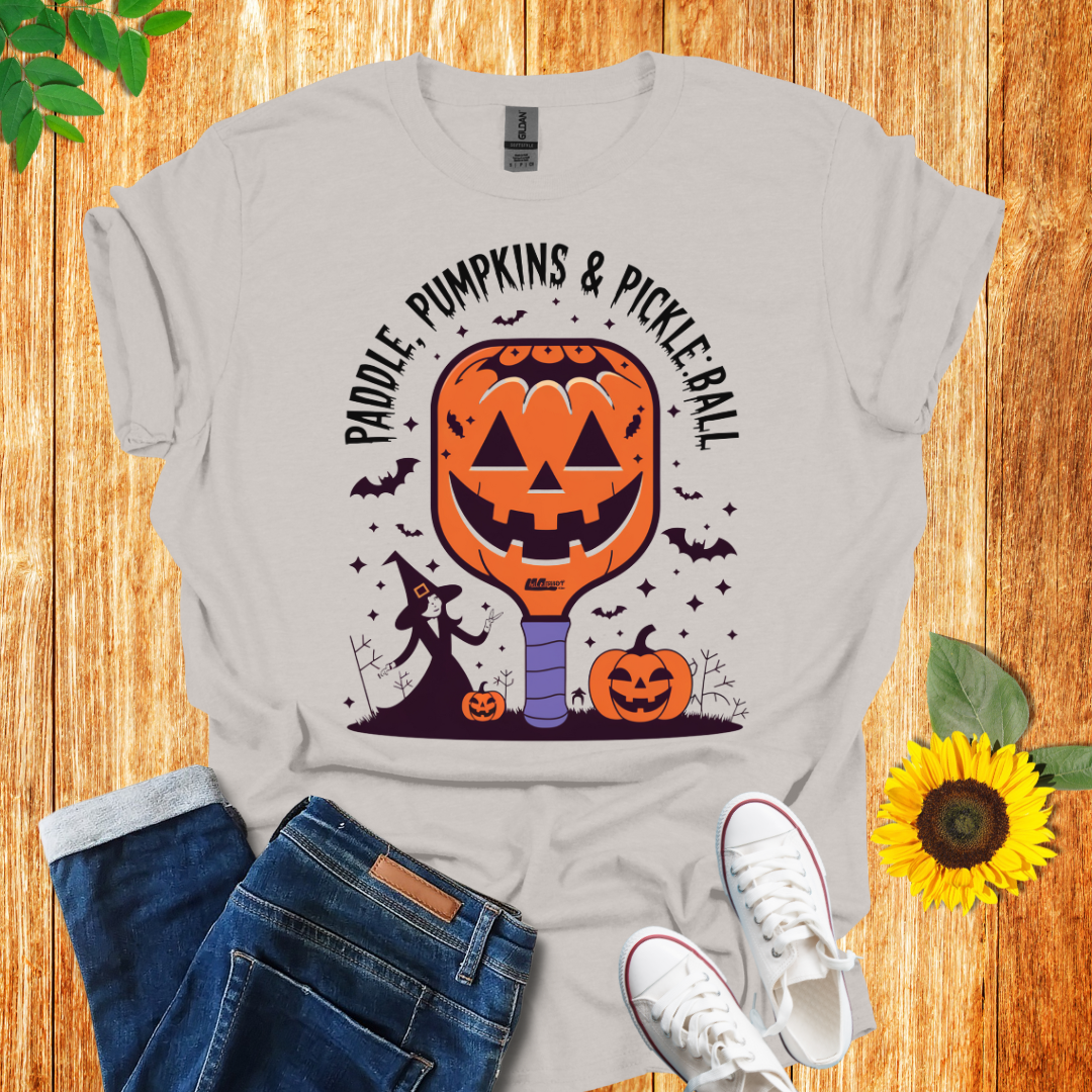 Pumpkin Paddle Pickleball T-Shirt