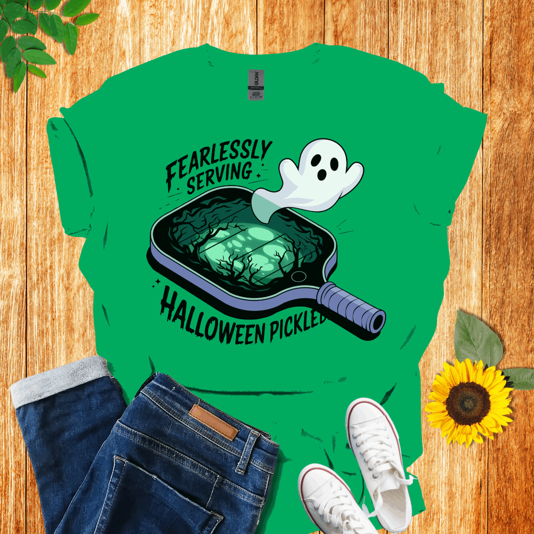 Haunted Paddle Pickleball  T-Shirt