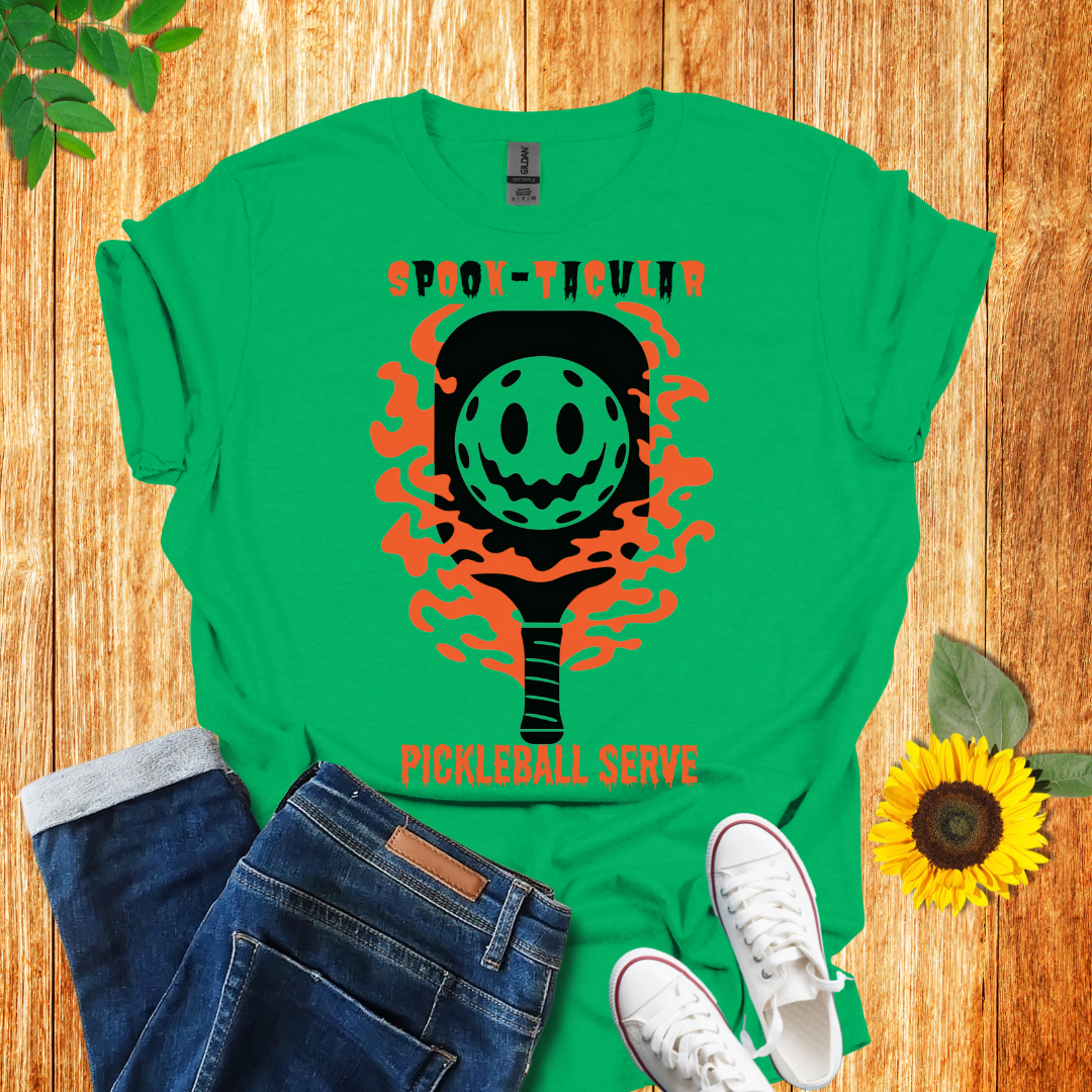 Spook-Tacular Pickleball Serve T-Shirt