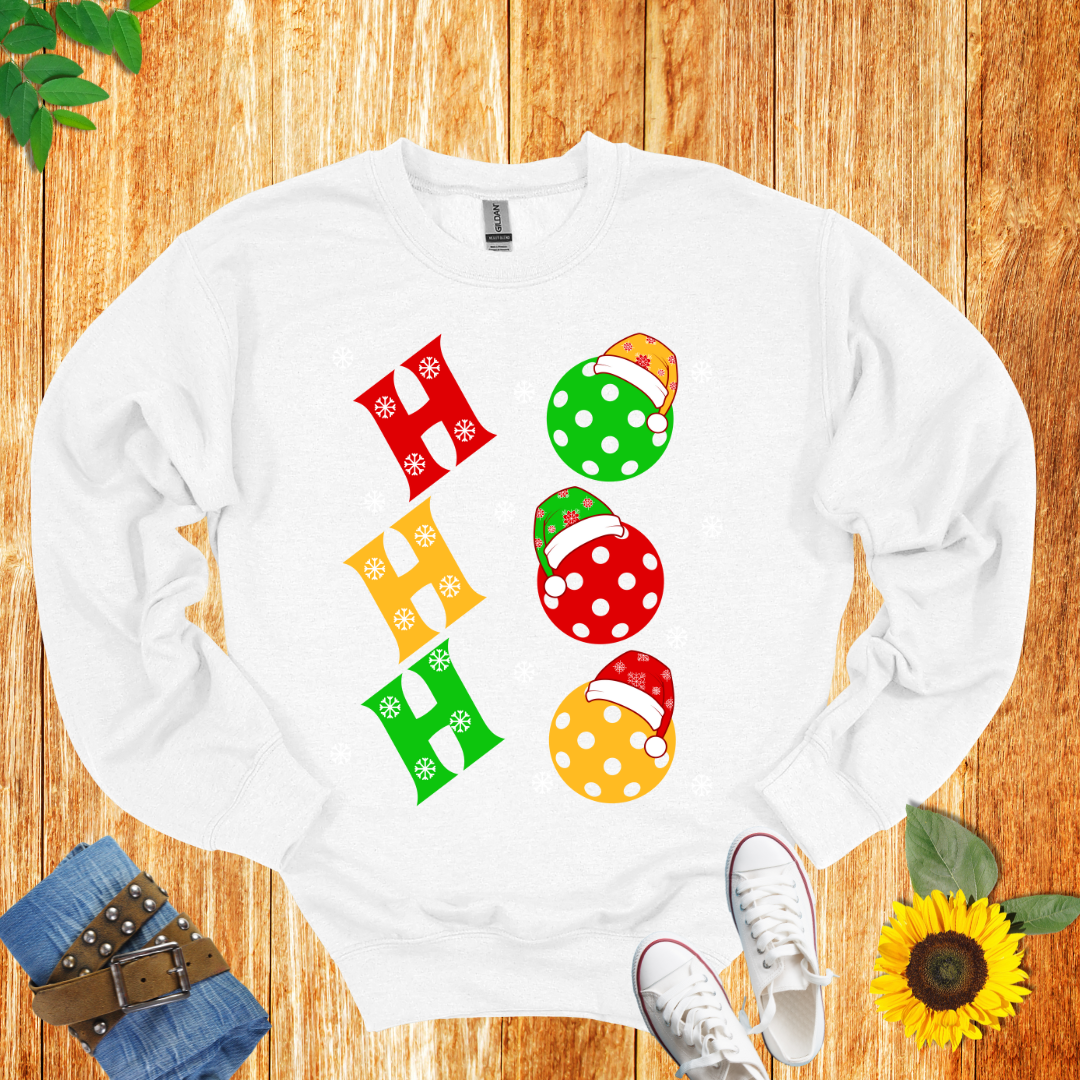 Ho Ho Ho pickleball Unisex  Crewneck Sweatshirt