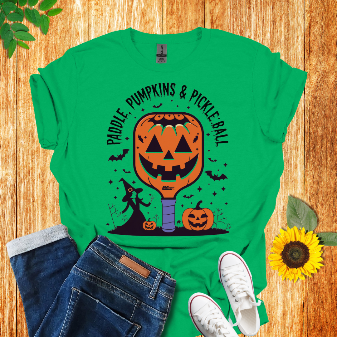 Pumpkin Paddle Pickleball T-Shirt