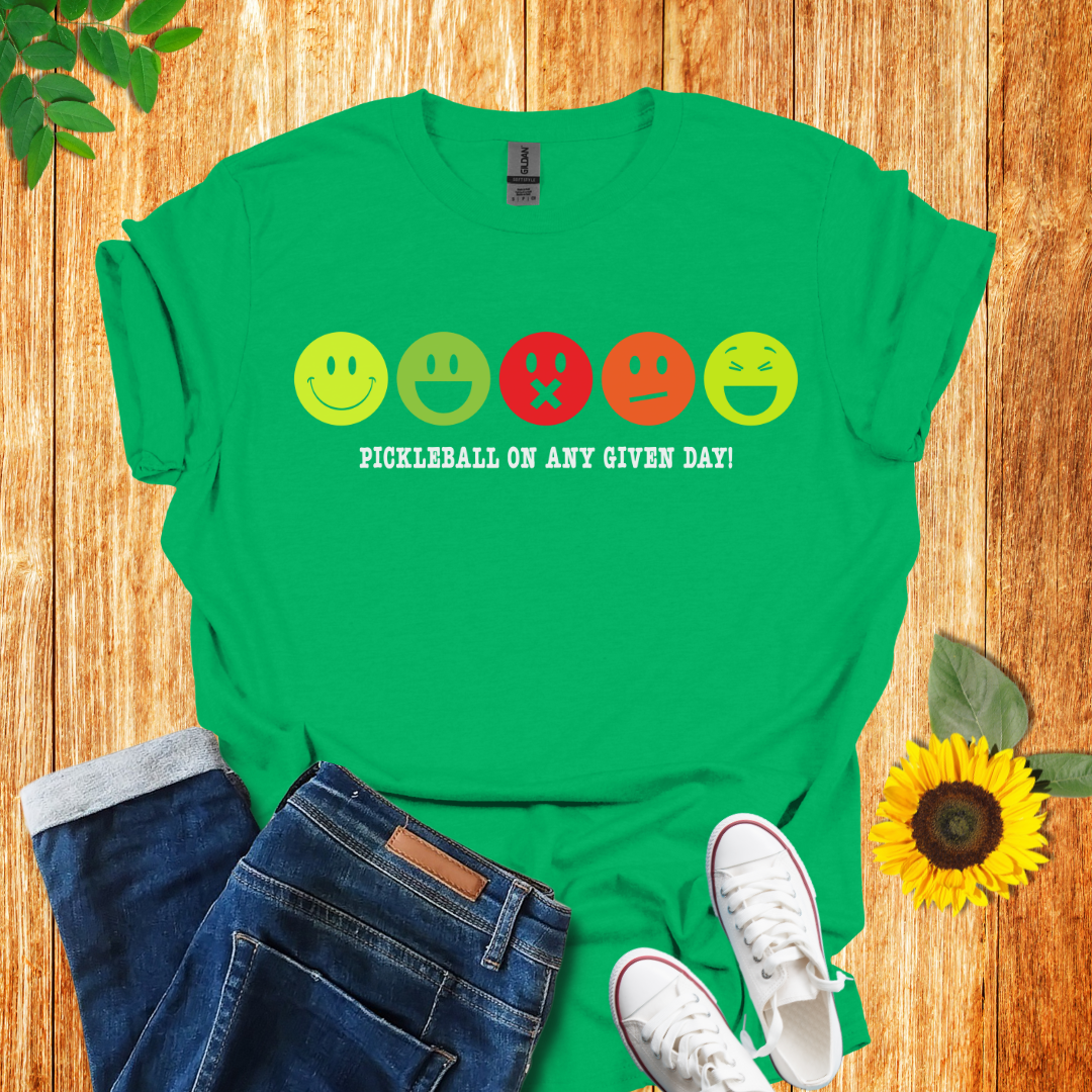 Pickleball Emotions T-Shirt