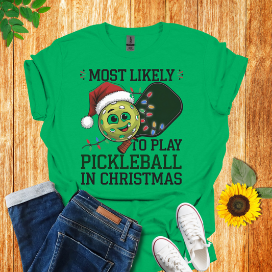 Pickleball Christmas Unisex T-Shirt