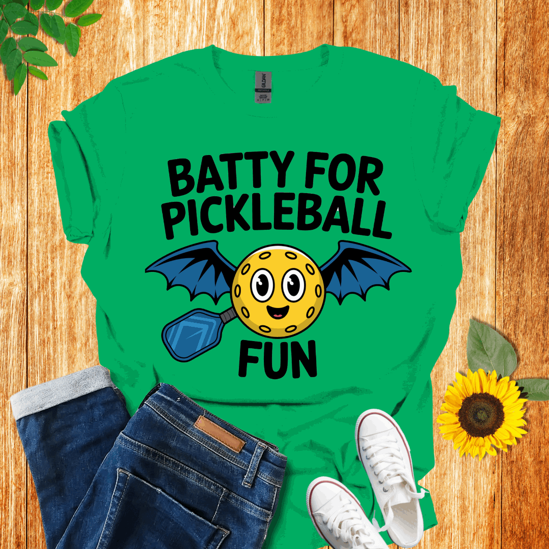 Batty for Pickleball  T-Shirt