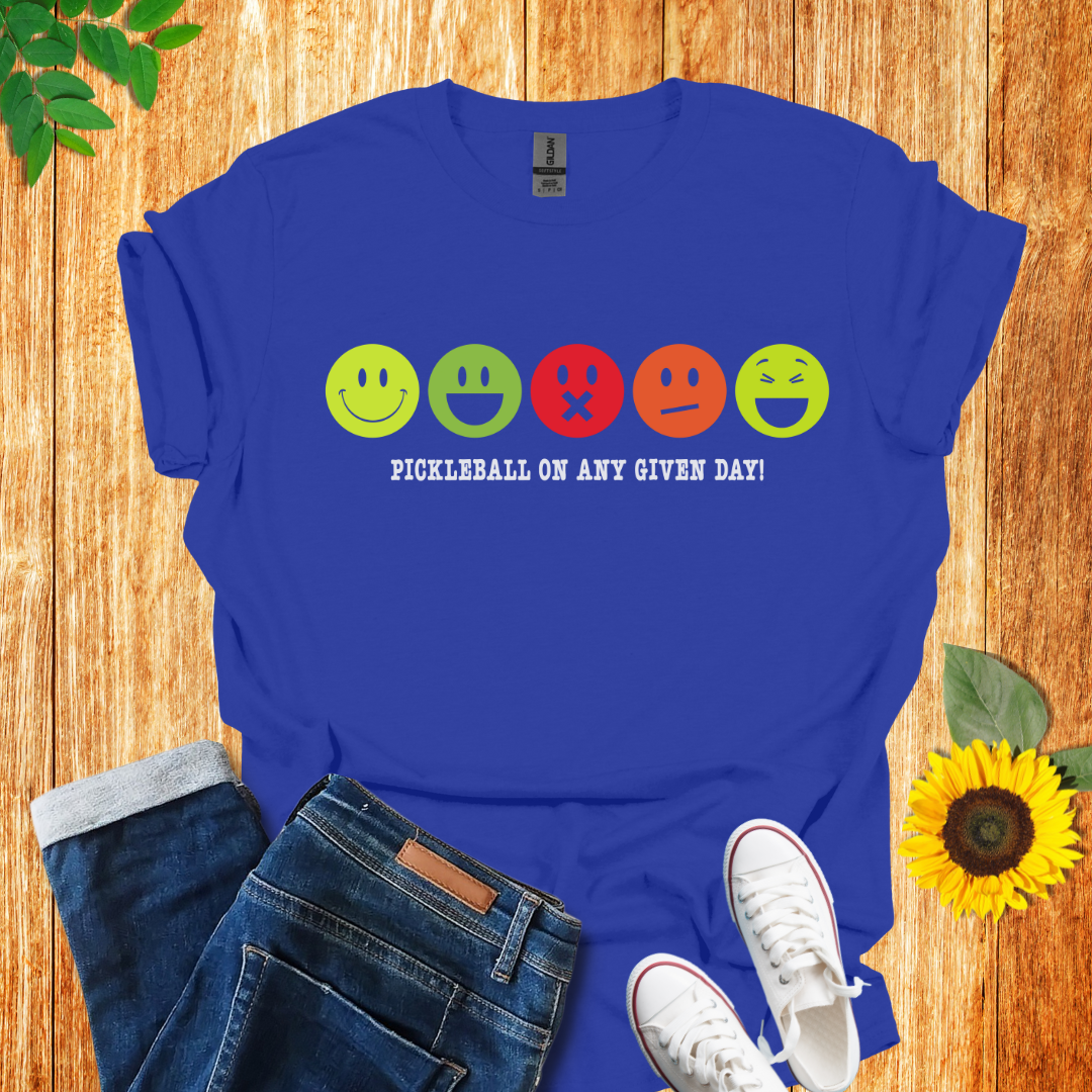 Pickleball Emotions T-Shirt