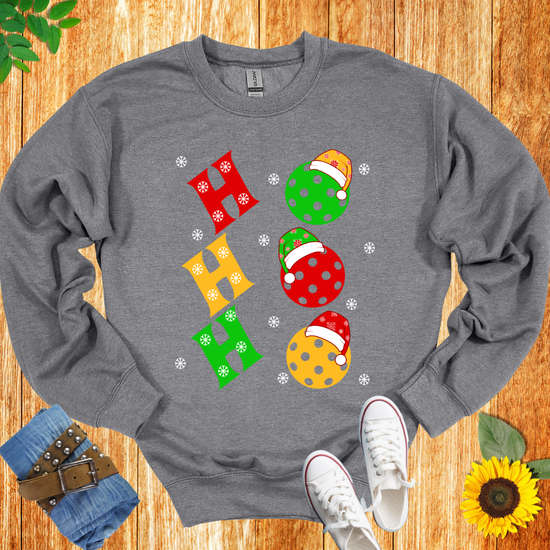 Ho Ho Ho pickleball Unisex  Crewneck Sweatshirt