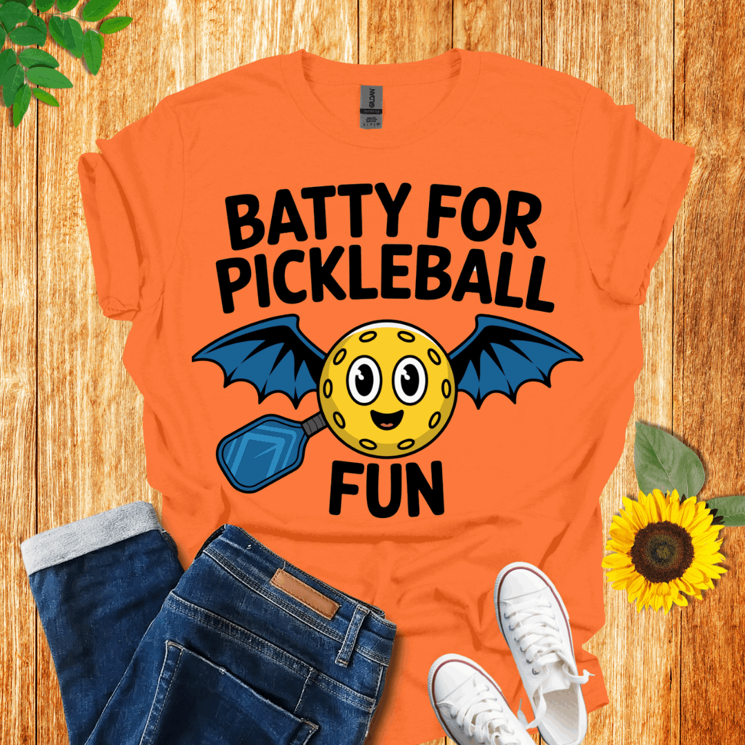 Batty for Pickleball  T-Shirt