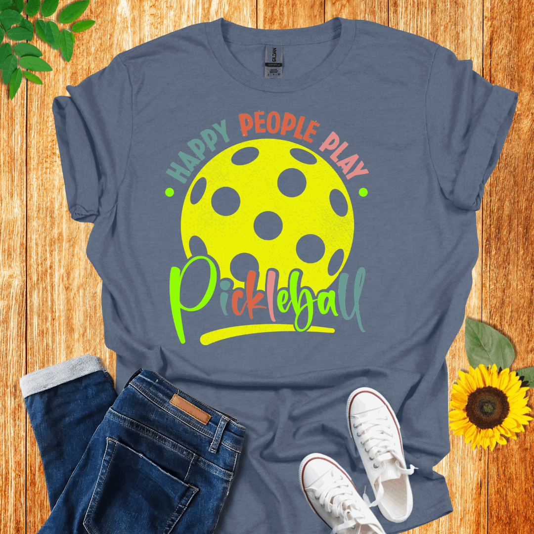 Happy People Pickleball T-Shirt