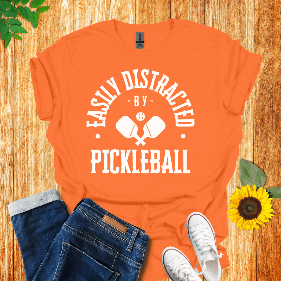 Easily Distracted by Pickleball T-Shirt