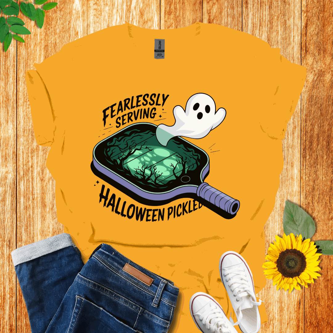 Haunted Paddle Pickleball  T-Shirt