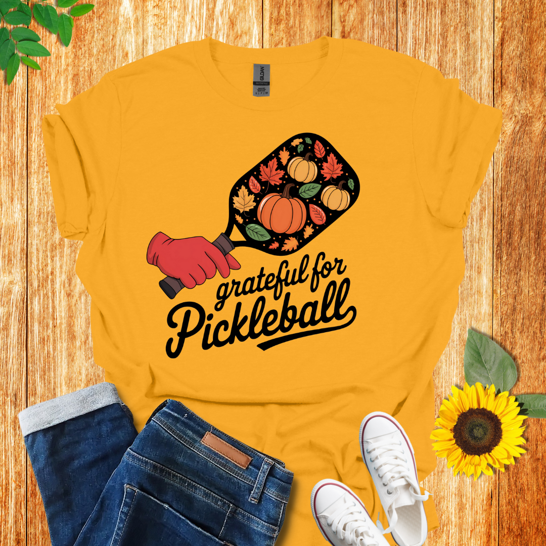 Grateful Pickleball Paddle T-Shirt