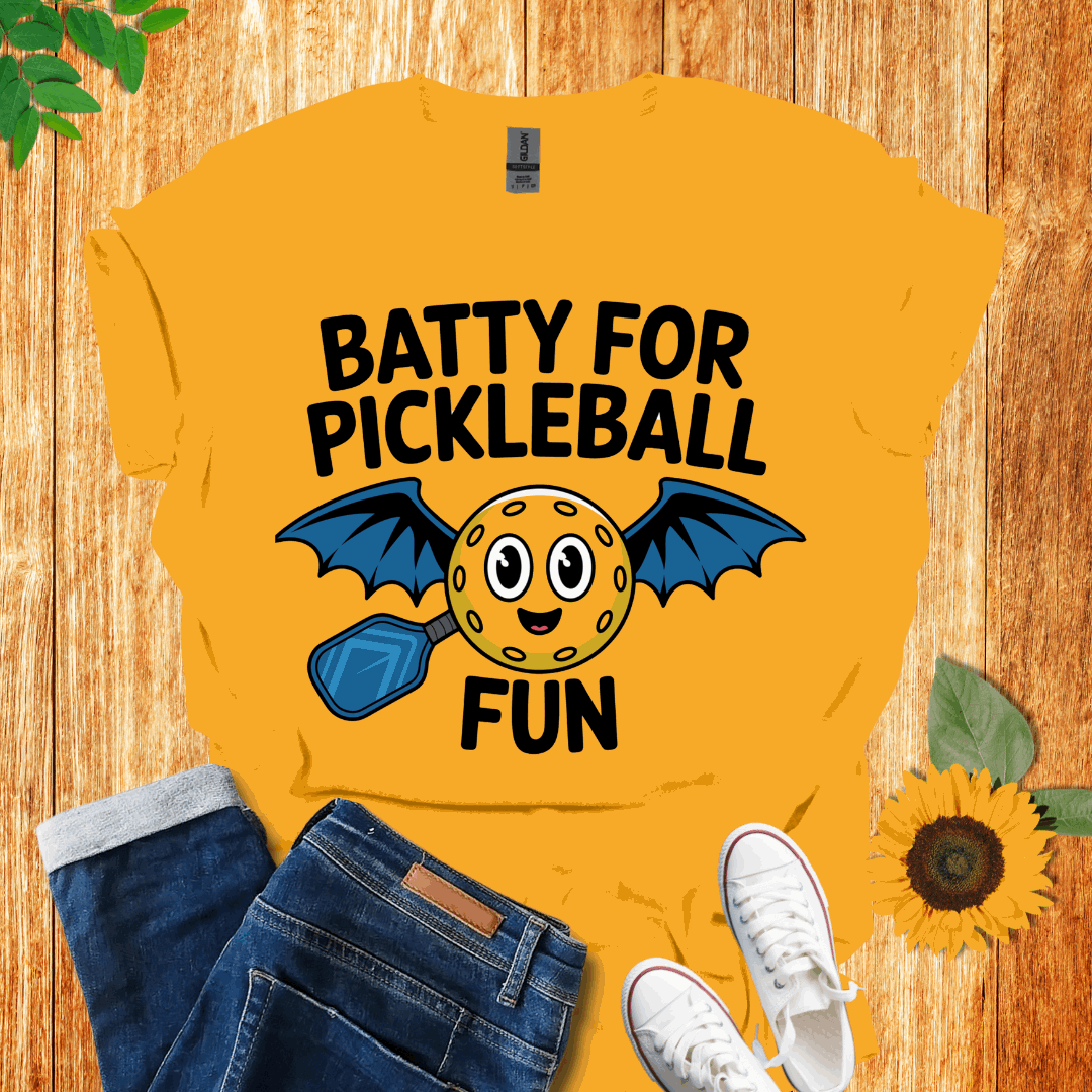 Batty for Pickleball  T-Shirt