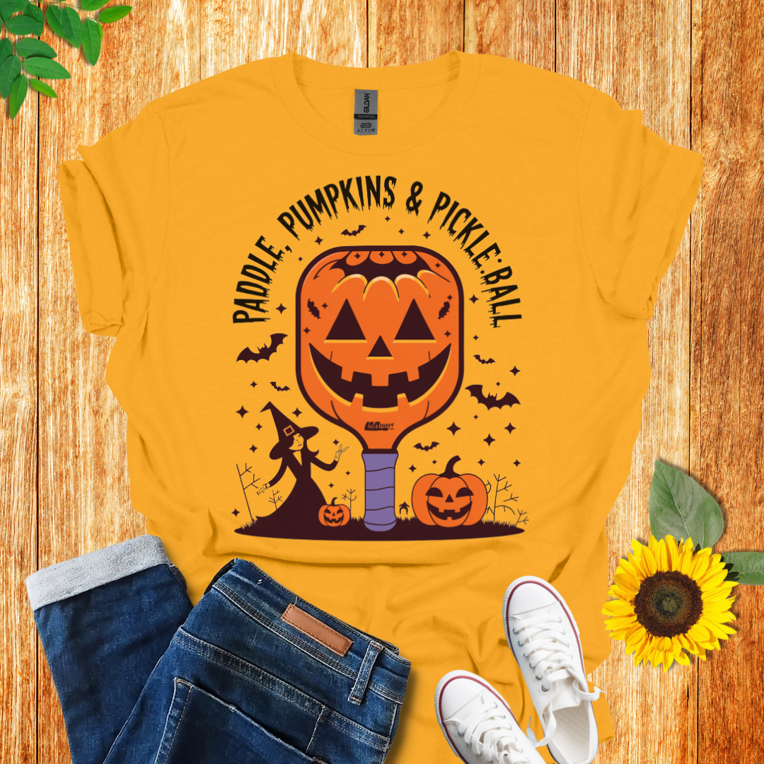 Pumpkin Paddle Pickleball T-Shirt