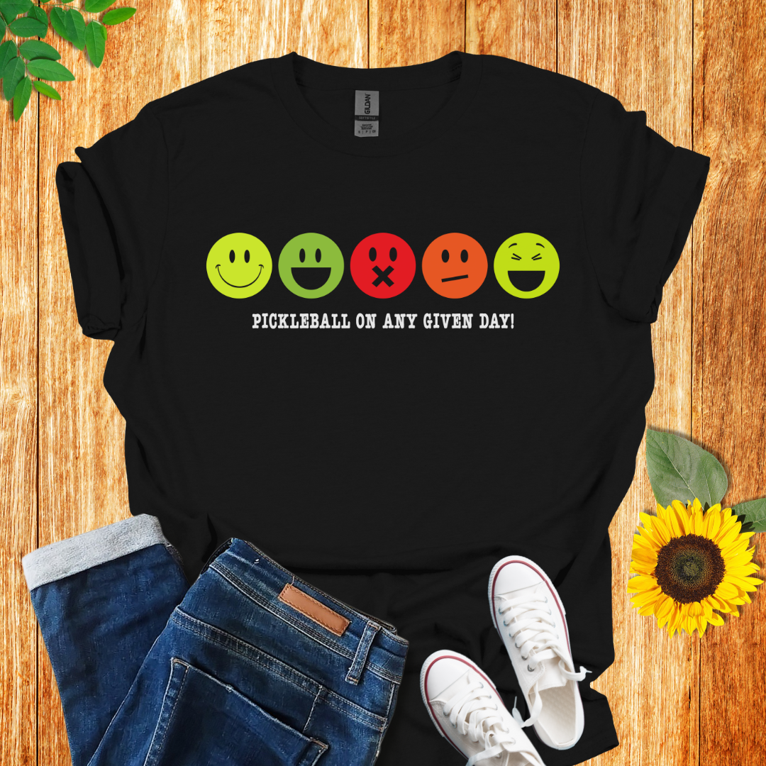 Pickleball Emotions T-Shirt