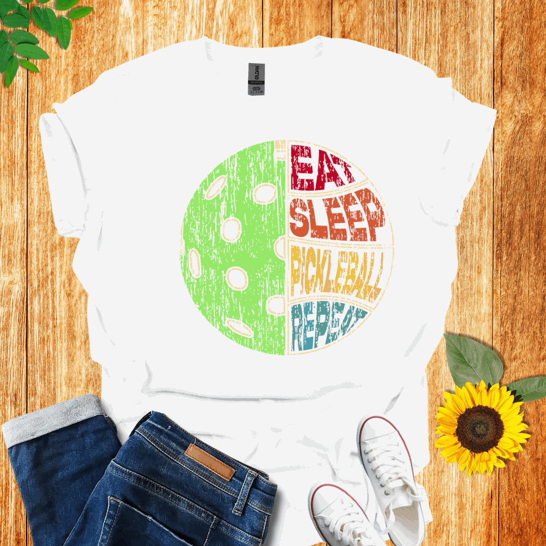 Eat-Sleep-Pickleball-Repeat T-Shirt