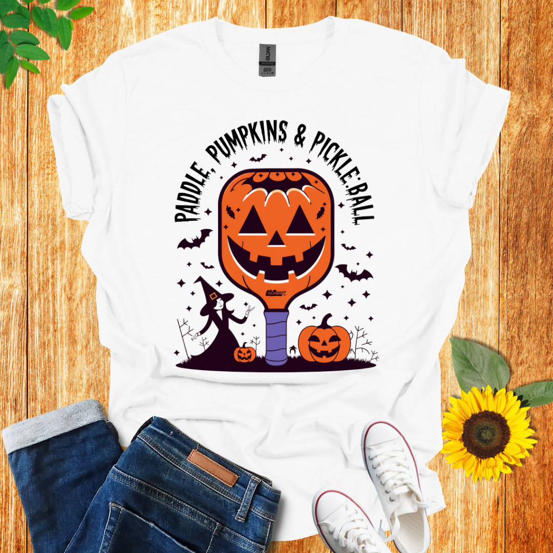 Pumpkin Paddle Pickleball T-Shirt