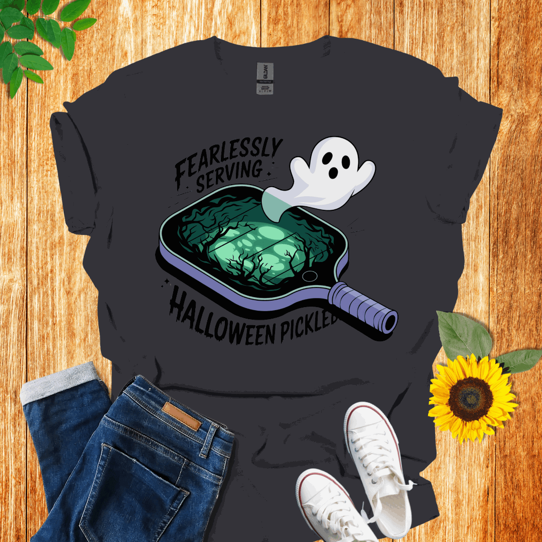 Haunted Paddle Pickleball  T-Shirt