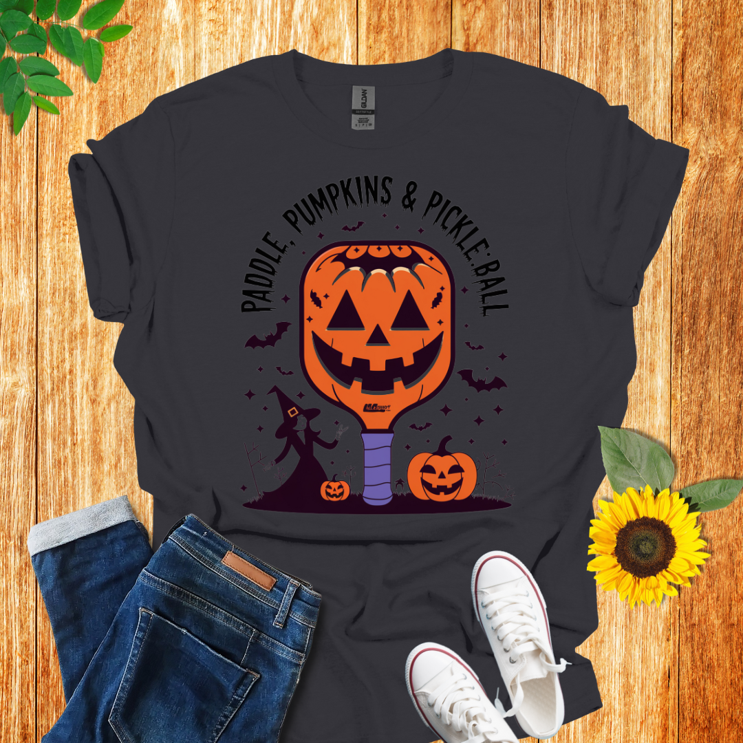 Pumpkin Paddle Pickleball T-Shirt