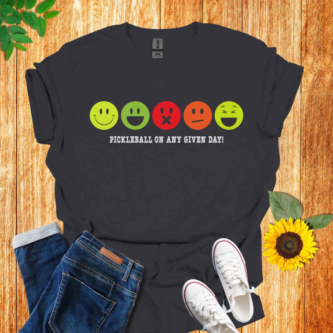 Pickleball Emotions T-Shirt