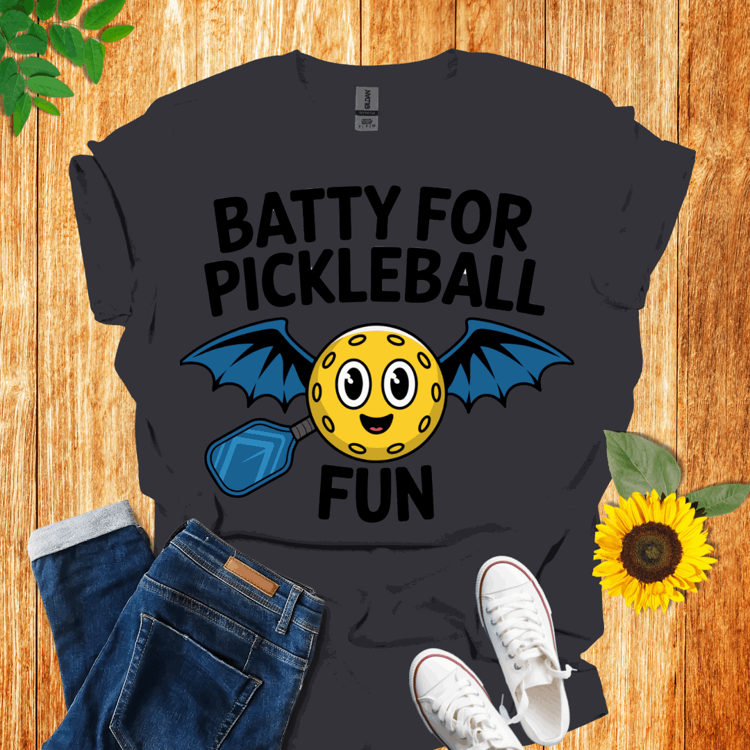 Batty for Pickleball  T-Shirt