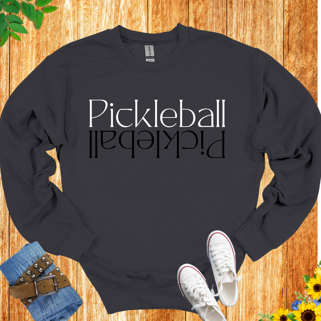 Pickleball Up Down Crewneck Sweatshirt