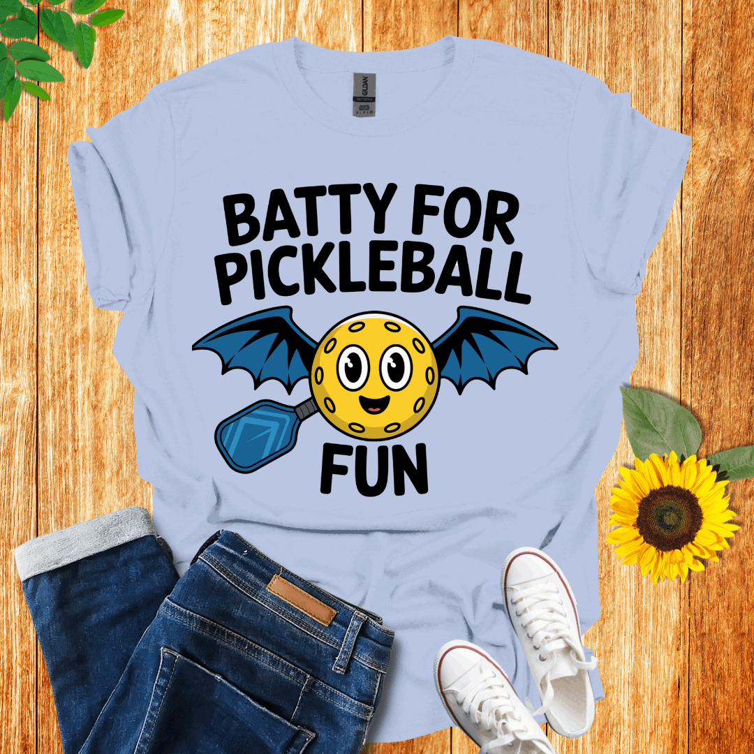 Batty for Pickleball  T-Shirt