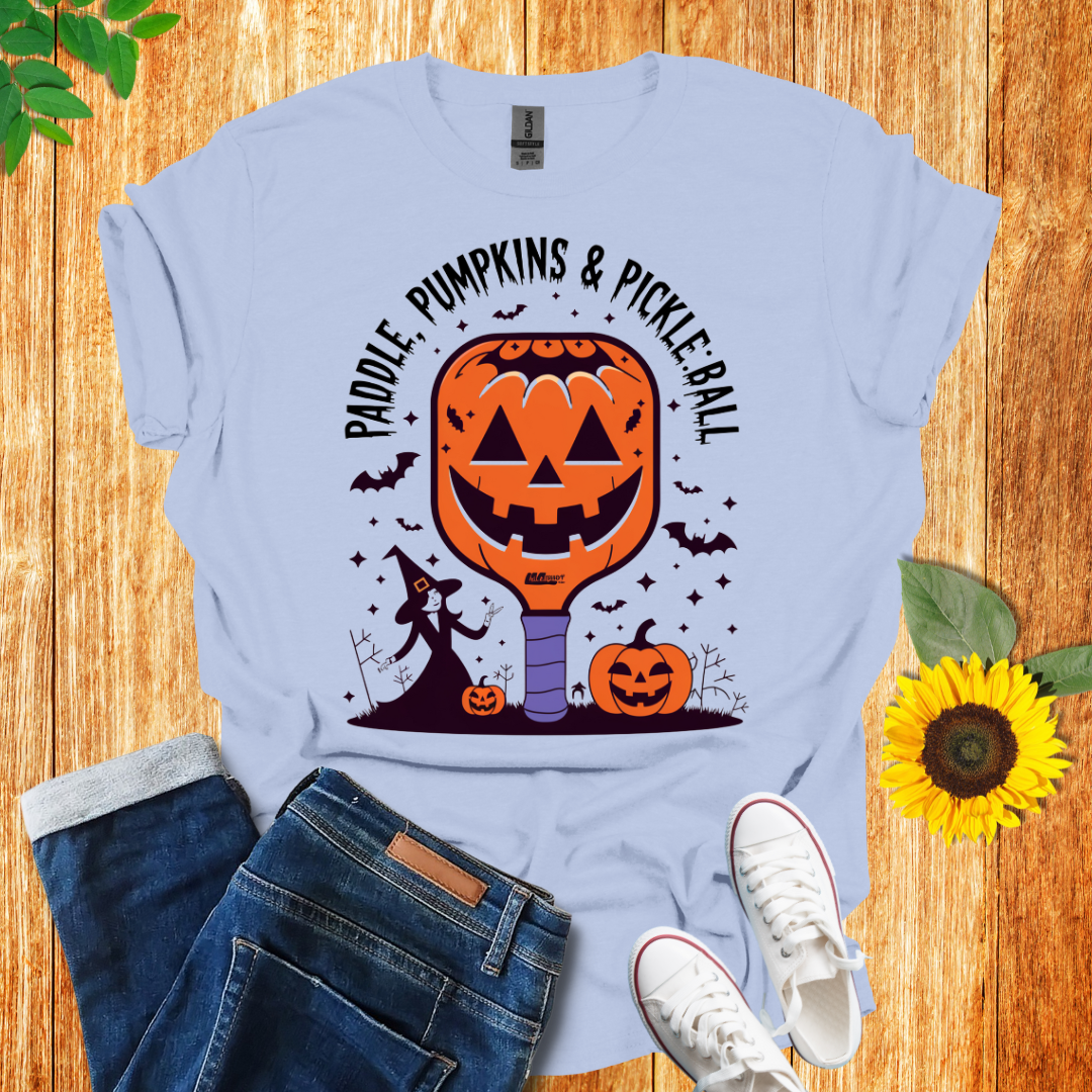 Pumpkin Paddle Pickleball T-Shirt