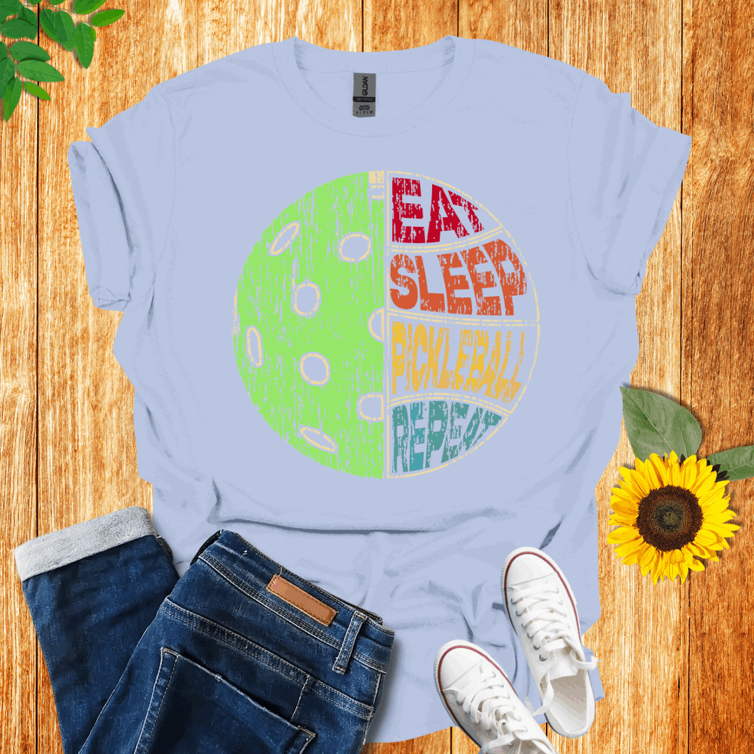 Eat-Sleep-Pickleball-Repeat T-Shirt