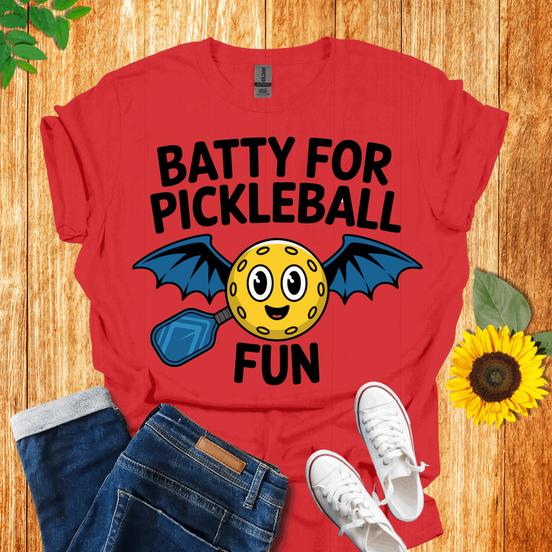 Batty for Pickleball  T-Shirt