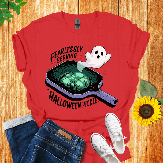 Haunted Paddle Pickleball  T-Shirt