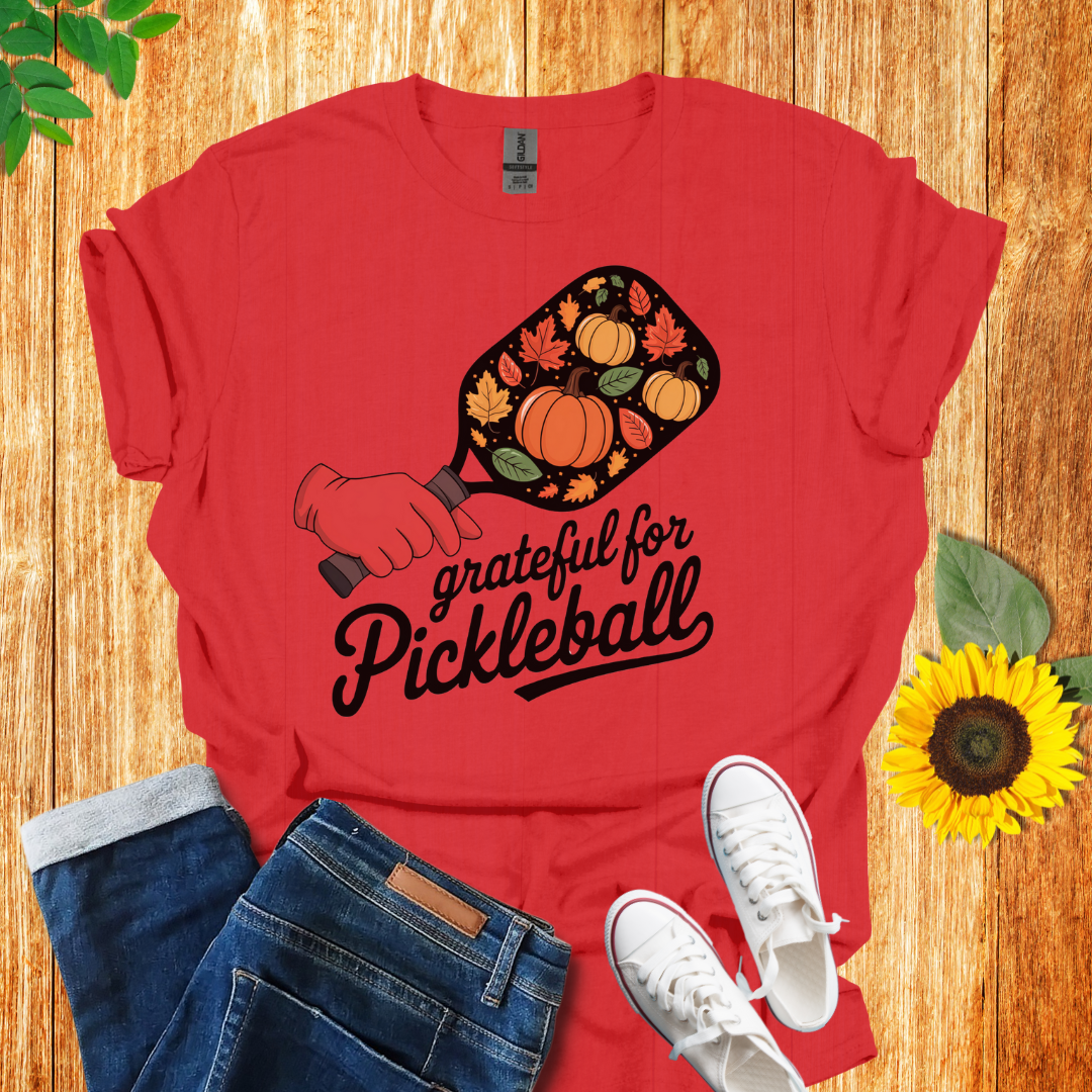 Grateful Pickleball Paddle T-Shirt